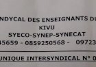 Nord-Kivu : L'Intersyndical appelle les enseignants à reprendre les activités scolaires