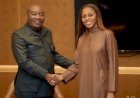 Jeunesse : Grâce Emie Kutino rend visite au prophète Dr Mulindwa Jules à Kinshasa