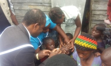 Goma : Le ministre de la sante lance la campagne de vaccination contre la poliomyélite