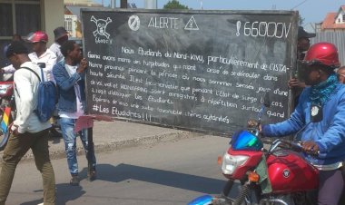 Goma : Manifestation contre le kidnapping, des étudiants de L'ISTA dans la rue