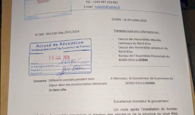 situation sécuritaire  à Beni: le député Cadet Vihumbira tire la sonnette d'alarme