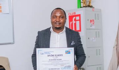 Goma : le CAFED distingue le coordonnateur du Club RFI RDC pour son engagement en faveur des droits des femmes