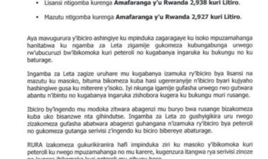 Hausse du carburant au Rwanda : le litre dépasse les 2 dollars américains à partir du 6 juin 2026