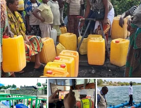Yme Jibu à Goma : une eau potable sûre et contrôlée malgré les rumeurs