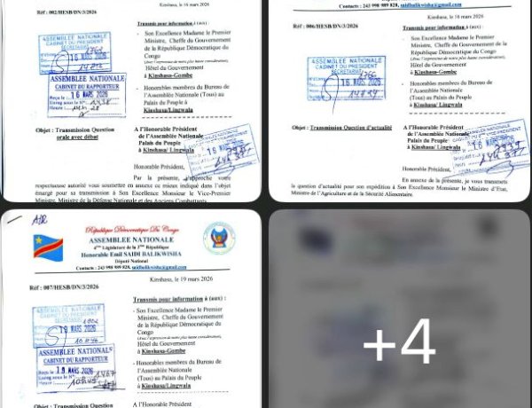 Contrôle parlementaire : l’Honorable Saidi Balikwisha dépose 7 initiatives pour bousculer l’action du gouvernement