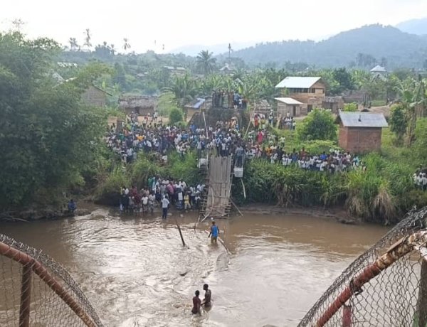 Walikale : effondrement d'un pont à Hombo, plusieurs dizaines de disparus