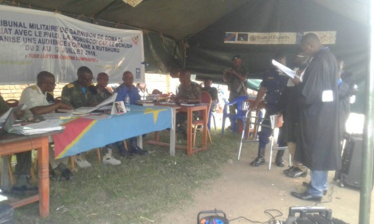 Kiwanja : Assassinat d'Alexis Muhawe, la justice militaire siège en audience fauraine