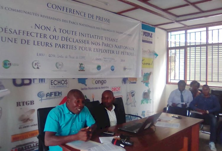 Nord-Kivu : Les organisations de la société civile environnementale expliquent les démarches concernant leur pétition contre l’exploitation du pétrole