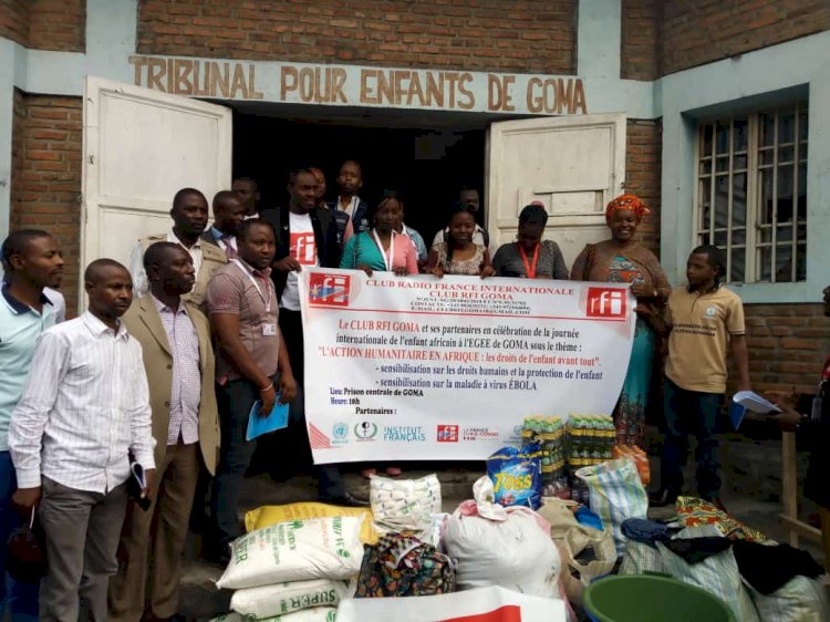 Goma : club RFI sensibilise les enfants en conflit avec la loi sur Ebola