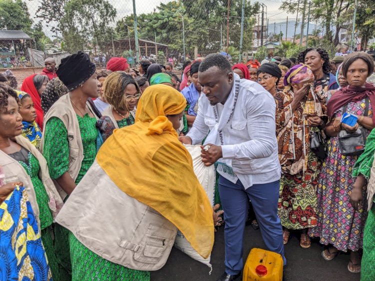 Goma : La fondation Pacifique Pataoli assiste les femmes veuves des militaires à Goma