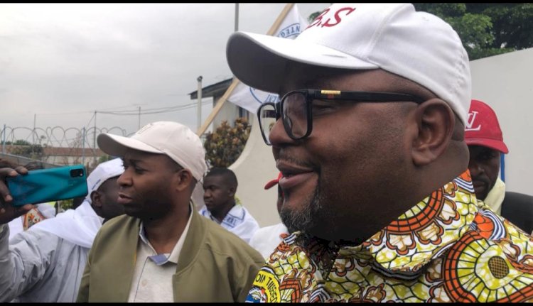 Goma : Aimé Boji en partance pour la visite des chantiers dans le cadre de développement