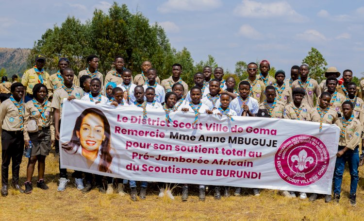 Burundi : la jeunesse de Goma présente au pré-jamborée Africain du scoutisme