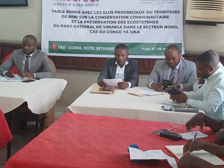 Table ronde pour la préservation des écosystèmes du Parc National de Virunga : Vers une gestion participative et durable à Congo Ya Sika