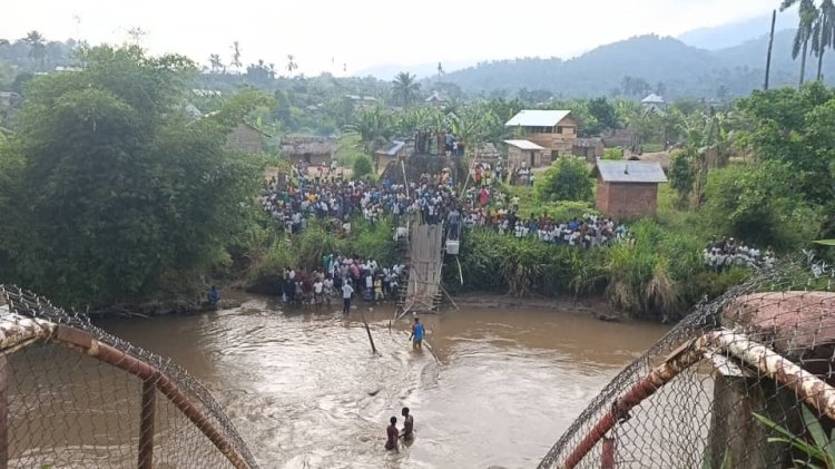 Walikale : effondrement d'un pont à Hombo, plusieurs dizaines de disparus