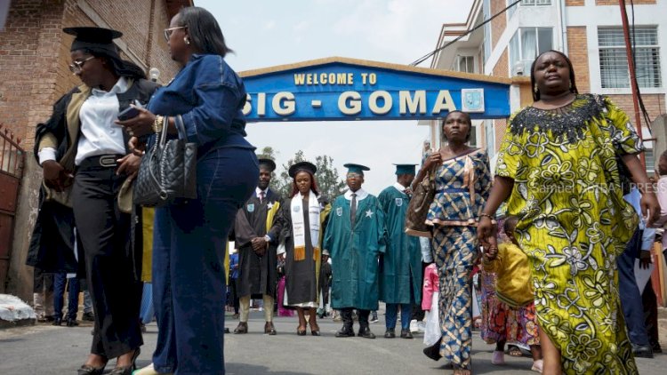 RDC : À Goma, les diplômés célèbrent leur réussite malgré la guerre et la crise sanitaire